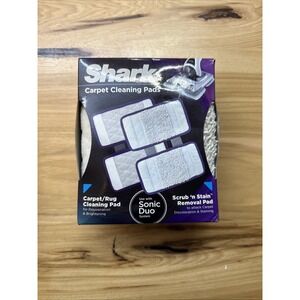 Shark Carpet Cleaning Pads with Scrub 'n Stain Removal Pad. Sonic Duo System New